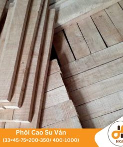 Phôi gỗ cao su Thân (33×45-75×200-350/ 400-1000)